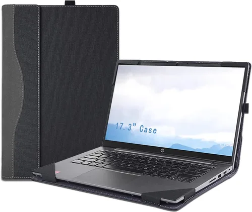 Vista 7 de Funda protectora para laptop de 17.3 pulgadas Hp 17s-cu 17-cn cp & HP Envy 17t/HP 470 G8 G9 G10 con soporte para bolígrafo y agujero de disipación