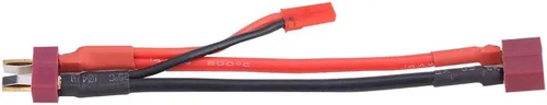 Vista 9 de Plplaaoo Enchufe en T con cable de alimentación JST, divisor de enchufe JST macho a hembra, con cable de silicona de alambre de 18 AWG de 5.19