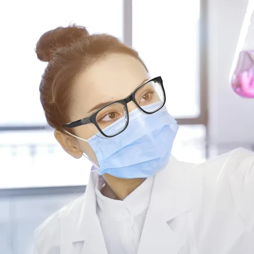 Vista 6 de TOREGE Gafas de seguridad para hombres, transparentes, antivaho y luz azul, resistentes a los arañazos, para mujeres, enfermeras