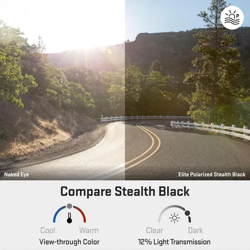 Vista 3 de Revant Lentes de repuesto para gafas de sol Ray-Ban New Wayfarer RB2132 Negro (Stealth Black)