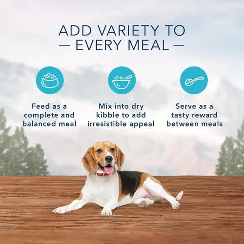 Vista 4 de Blue Buffalo Wilderness - Alimento húmedo para perros adultos, peso saludable, alto en proteínas y sin granos, receta de pavo y pollo, lata de 12.5