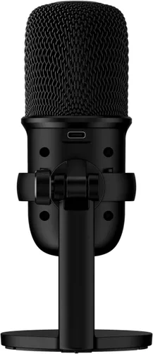 Vista 4 de HyperX SoloCast - Micrófono de condensador USB, tarjeta con sensor de toque para silenciar, podcasts de transmisión de juegos, Twitch YouTube