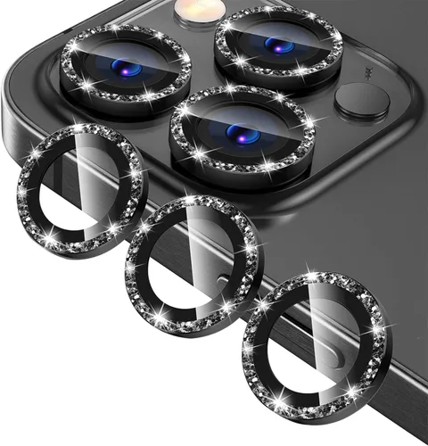 Vista 8 de Paquete de 2X2 Protector de Lente de Cámara para iPhone 17, iPhone 16 Plus/ 16 Protector de Pantalla de Lente de Vidrio Templado Cubierta de Cámara