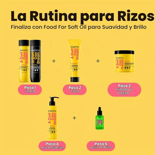 Vista 7 de Crema de Mantenimiento Matrix A Curl Can Dream - Hidrata y Define Rizos Para Cabello Rizado, Crespo y Ondulado, Protege del Estilo con Calor