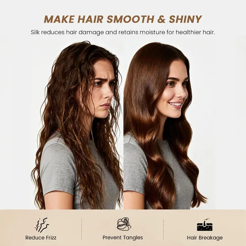 Vista 4 de THXSILK Funda de almohada de seda de morera 100 % natural para cabello y piel, grado 6A, 1 paquete, fundas de almohada de seda de morera con cierre