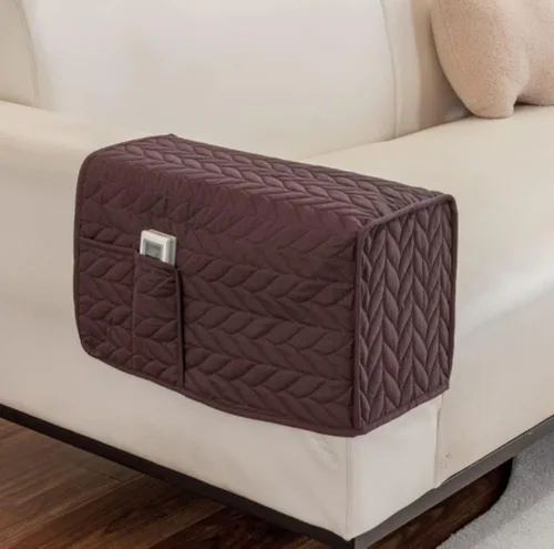 Vista 19 de Fundas antideslizantes para reposabrazos con 2 bolsillos para sofá, sillón, organizador para control remoto, teléfono, protector de brazos
