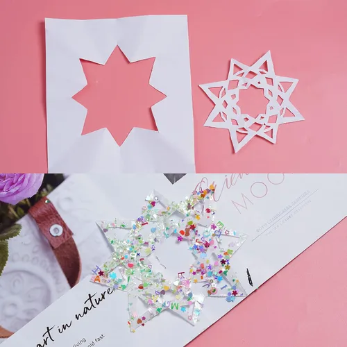 Vista 5 de 10 hojas de cinta adhesiva de doble cara, cinta adhesiva blanca, tamaño A4, manualidades para manualidades, álbumes de fotos, decorativos