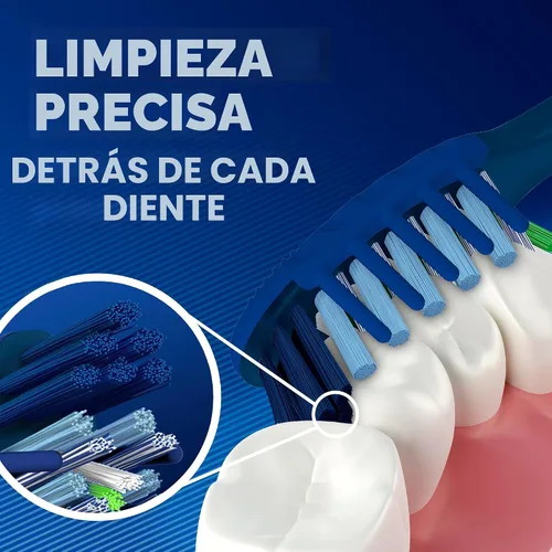 Vista 4 de Oral-B Pro Clean Cross Action - Cepillos de dientes, eliminación profunda de placa, 6