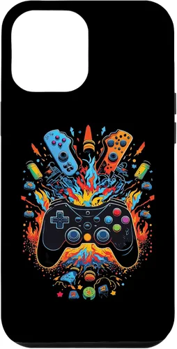 Vista 25 de iPhone 16 Gamer Aesthetic Graphic Gaming Video Games Boys Teens Kids Case