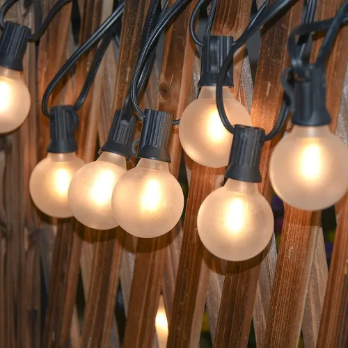 Vista 4 de Abeja bombillas LED G40 mate, bombillas LED de plástico irrompible de 0,6 W, bombillas LED de globo mate para base de candelabro C7/E12