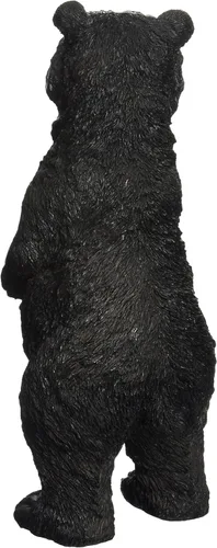 Vista 2 de Design Toscano Estatua de oso negro de pie, multicolor