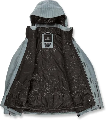 Vista 3 de Volcom Sherwin - Chaqueta de invierno con capucha aislada para snowboard y esquí para mujer