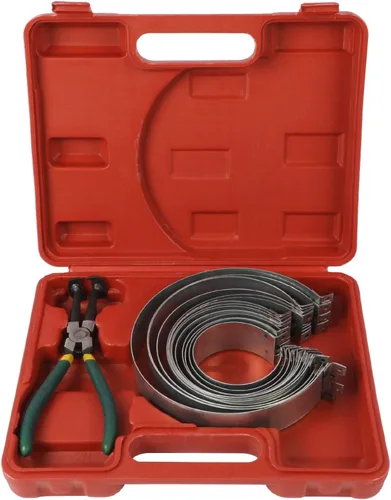 Vista 10 de MR CARTOOL Herramienta de compresor de anillo de pistón, juego de compresor de anillo de pistón del motor con 6 anillos de pistón