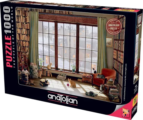 Vista 6 de Anatolian Puzzle -Cat Gallery, Rompecabezas de 1000 piezas, #1200