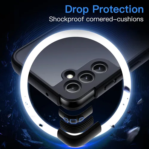 Vista 4 de JETech Funda mate para Samsung Galaxy A54 5G de 6.4 pulgadas, funda protectora delgada translúcida esmerilada para teléfono, antihuellas dactilares