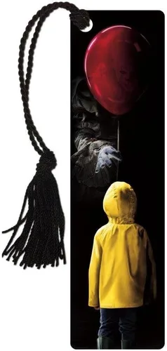 Vista 5 de IT Chapter Two – Pennywise – Evil Within IT – Marcapáginas brillante con borla para regalar y coleccionar USBMP819
