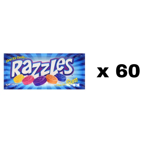Vista 7 de Razzles Candy Gum (bolsa de 60 unidades)