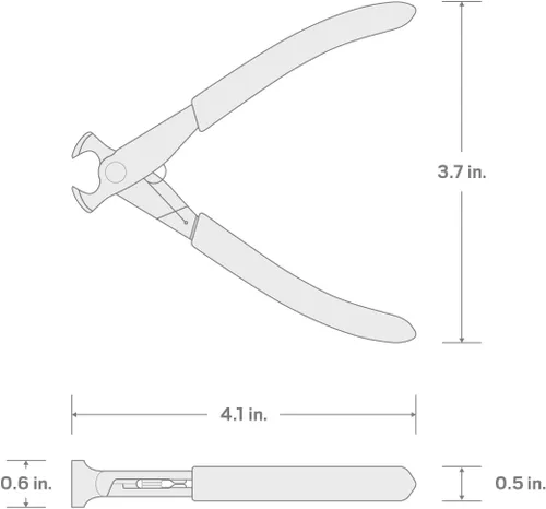 Vista 7 de TEKTON Mini Alicates de Corte de Extremos PMN64001