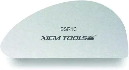 Vista 6 de Xiem Tools Costilla de arcilla de acero inoxidable para cerámica y cerámica (Rib 2C)
