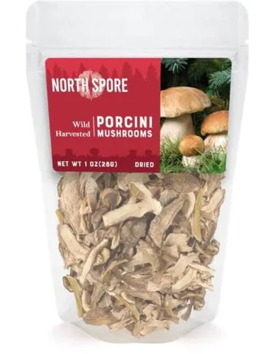 Vista 3 de North Spore Champiñones negros secos salvajes, 0.99 oz