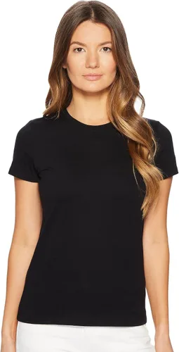 Vista 9 de Vince Essential Crew Tee para mujer Negro