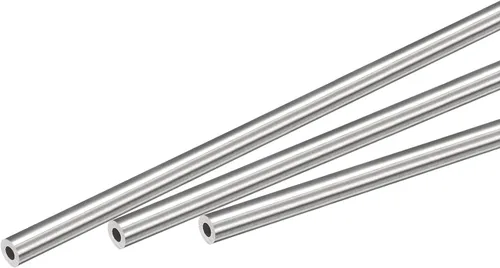 Vista 60 de Uxcell Tubo capilar de acero inoxidable 304, OD 0.4 mm x 0.1 mm de grosor de pared, 250 mm de longitud, tubo metálico para maquinaria industrial
