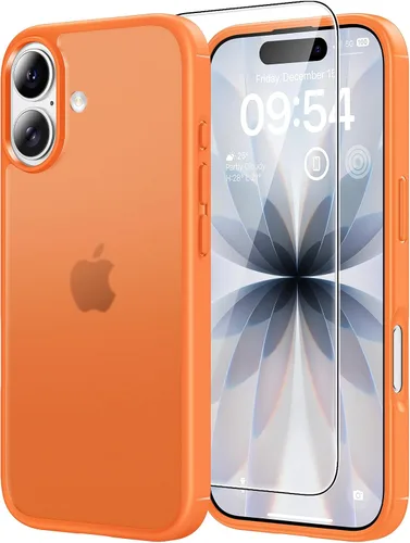 Vista 65 de TAURI Funda para iPhone 17, antiamarilleamiento con protector de pantalla, protección de grado militar, a prueba de golpes, delgada para iPhone 17