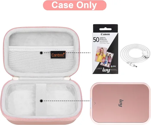 Vista 3 de Canboc Funda rígida para Canon Ivy 2/Canon Ivy/Canon Ivy CLIQ+2 CLIQ 2 CLIQ+ Mini impresora de fotos móvil inalámbrica Bluetooth impresora de cámara