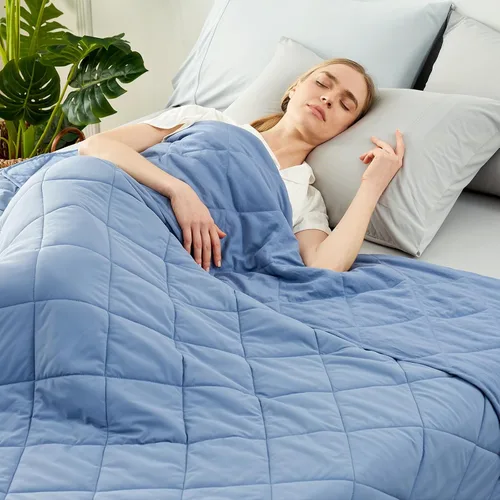 Vista 23 de Manta refrescante Cozy Bliss para personas que duermen calientes tamaño Queen, Q-Max 0.45 Confort refrescante, mantas frías para sudores nocturnos