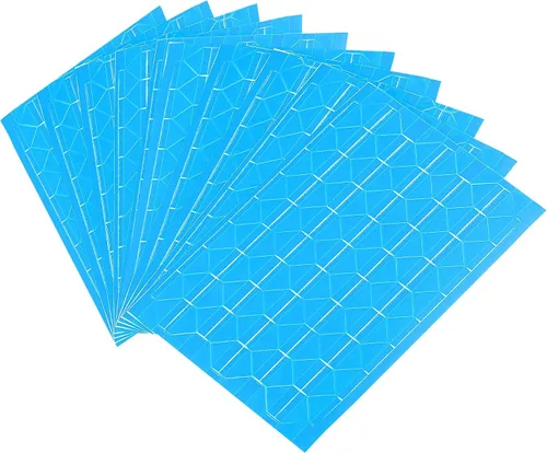 Vista 8 de PATIKIL Adhesivo de esquina para fotos, 20 hojas/2040 unidades, etiqueta autoadhesiva de PVC para montaje de fotos, diario, álbum, diario, álbum