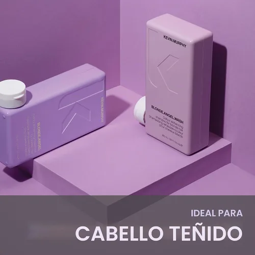 Vista 5 de Shampoo realzador de colores rubios Kevin Murphy Blonde Angel Wash, 8.4 oz.