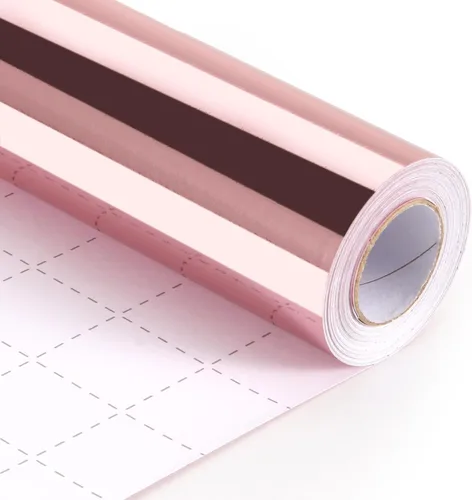 Vista 11 de Papel de regalo rojo de Navidad, papel de regalo con líneas de corte