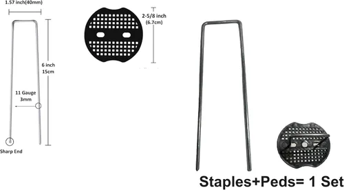 Vista 7 de Ultra Premium - Tela de barrera contra malezas de 5 onzas, 3 pies x 100 pies, doble capa, perforada con aguja, tapete resistente para control