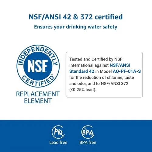 Vista 4 de 1 paquete de filtros de repuesto para todos los jarrones Waterdrop®, filtro Waterdrop® WD-PF-01A Plus, reduce el plomo, PFAS, PFOA/PFOS, cloro, dura