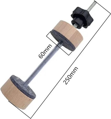 Vista 3 de Luthier Tools - Juego de 5 herramientas Luthier para reparación de grietas, herramientas de fabricación de guitarra, apertura máxima de 7 pulgadas