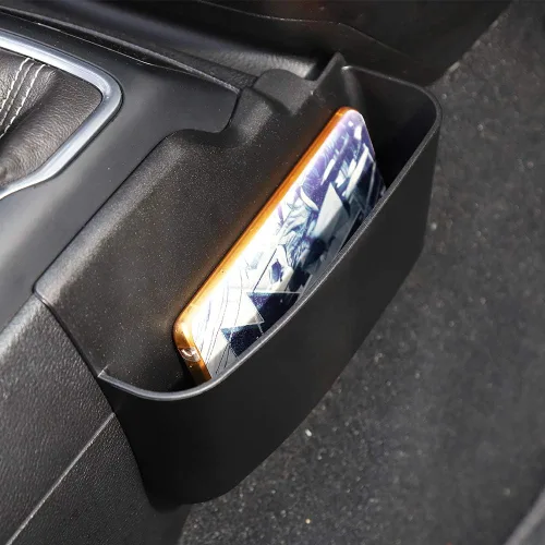 Vista 4 de Savadicar JL GearTray - Caja de almacenamiento lateral para consola de cambios de transmisión automática, bandeja organizadora lateral para Jeep