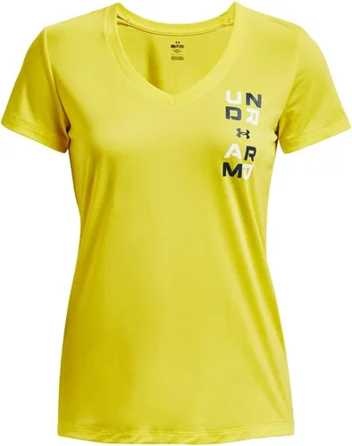 Vista 4 de Under Armour Camiseta de manga corta Tech Solid Graphic para mujer