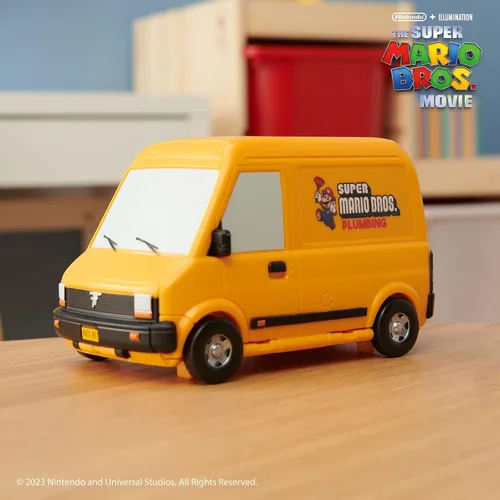 Vista 6 de LA PELÍCULA DE LOS SUPER MARIO BROS. – Set de Juego de Furgoneta con Figura Mini de Mario de 1.25” Mini juego de furgoneta