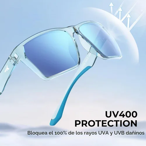 Vista 6 de KastKing Beartrap - Gafas de sol deportivas polarizadas para hombres y mujeres, protección UV