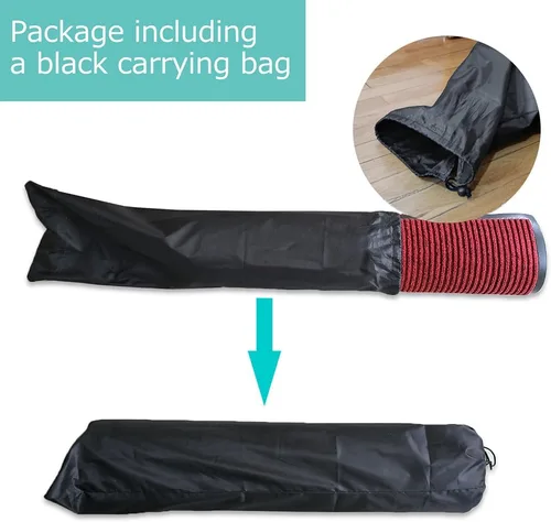 Vista 6 de ITINA Tapete largo para puerta de 3 x 10 pies, resistente e impermeable, tapete de entrada para interior y exterior, tapete absorbente con respaldo