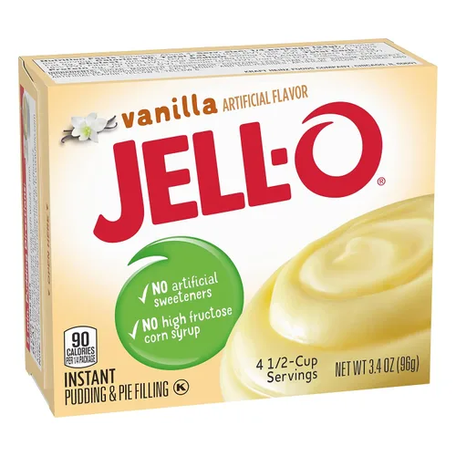 Vista 26 de Jell-O Postre de gelatina sin azúcar, plátano fresa (paquete de 4)