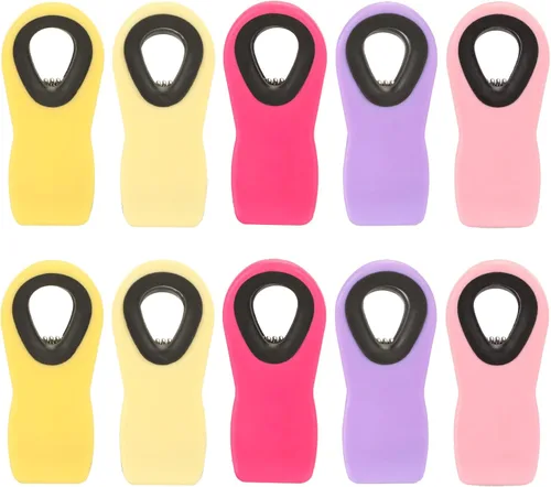 Vista 12 de Clips para pan, clips para bolsa, clips magnéticos, clips para chips, clips para bolsa, clips de alimentos para paquetes de alimentos, clip