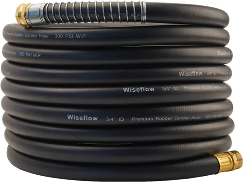 Vista 13 de Wiseflow Leader Hose Manguera de agua resistente de 3 x 5/8 pulgadas con accesorios de latón macho a hembra, extensor de manguera corta para carrete