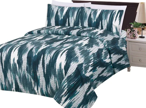 Vista 17 de Marina Decoration Ropa de cama ultra suave y sedosa con bolsillo profundo con estampado rico de rayón derivado de bambú para todas las estaciones