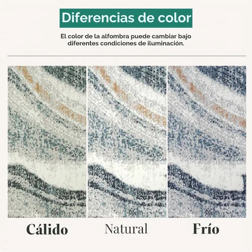 Vista 5 de LUXE WEAVERS - Alfombra abstracta con patrón de mármol azul remolino 5 x 7 pies