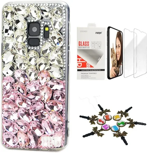 Vista 4 de Bling Case SSSGCDwSPSeries-44 - Funda con diseño 3D hecho a mano, 100 + cristales brillantes