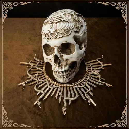 Vista 2 de Zivyes Medusa Halo Crown Bronze Sunburst Halo Snake Headpiece Halloween Accesorios