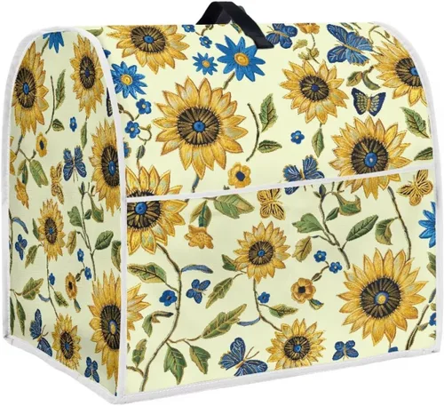 Vista 34 de Funda para batidora de pie de libélula bohemia compatible con mezclador de cocina de 4.5 a 5 cuartos de galón, a prueba de polvo, cubierta