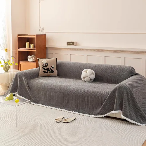 Vista 51 de DREAMINGO Funda de Sillón de Chenilla Fundas de Sofá Jacquard Lavables Protector de Muebles Funda de Sofá Reclinable 1 Cojín Funda de Silla
