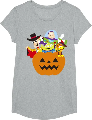 Vista 29 de Disney Pixar Toy Story - Camiseta de calabaza de Halloween, Negro